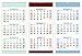 2017 Wall Calendar, 3 month view, 13