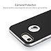 iPhone 7 Case, ROCK [Royce Stand] - Black & Iron Grey [Ultra Thin][Kickstand][Metal Texture Side Buttons][Dual Layered][Slim Fit][Hard PC + Soft TPU] For Apple iPhone 7 (2016)