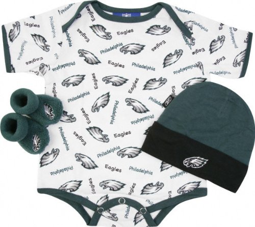 Philadelphia Eagles Newborn 0-3 Month Booty Gift Set