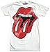 Rolling Stones Distressed Tongue As Worn By Mick Adult T-shirt