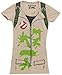 Ghostbusters Juniors Tan Backpack print on Back Costume T-Shirt