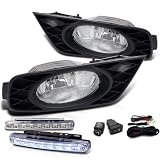 08-09 Honda Odyssey OEM Style Clear Fog Lights + LED Bumper Lights by Eautolight