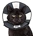ZenPet Pet Recovery Cone E-Collar for Dogs and Cats - Always Use with Your Pet's Everyday Collar - Comfortable Soft Collar is Adjustable for a Secure and Custom Fit (Small)