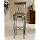 Hillsdale Montello 32-Inch Swivel Bar Stool, Old Steel Finish with Faux Brown Leather