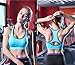Lataly Womens Racerback Sports Bras Seamless High Impact Support Workout Yoga Bra,4Pack,XL