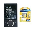 Zune 120GB (Black) Digital Video Mp3, Mp4 MultiMedia Player + Screen Protectors