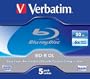 Verbatim 43748 BD-R Dual Layer Blu-Ray Rohlinge (50 GB, 5er Pack) Jewel Case
