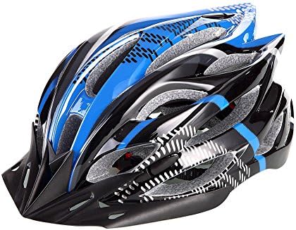 Immortal Boy outdoor cycling helmet with good ventilation and unibody design black+blue