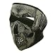 Neoprene Full Face Mask-Glow Skull W11S23D