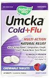 Natures Way Umcka Cold and Flu Chewable, Berry, 20 Count
