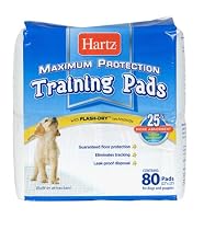 Hartz Maximum Protection Puppy Pads, 80 Count