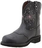 Justin Boots Women's Gypsy Collection 8" Steel Toe,Aged Bark Gypsy,8B