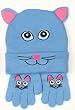 Polar Wear Toddler Girls Kitty Cat Hat and Gloves Set