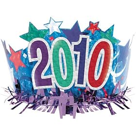 2010 New Year's Foil Crown 5in