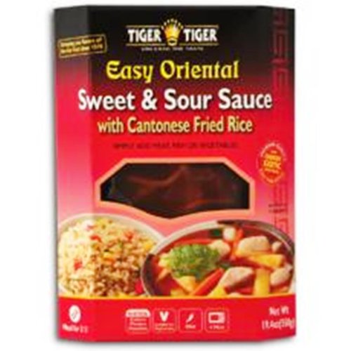 Tiger Tiger Sweet & Sour with Cantonese Fried Brown Rice, 19.4 Ounce Box (Pack of 6)
