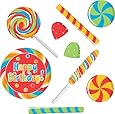Creative Converting Sugar Buzz Assorted Candy Shape Wall Decoration