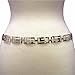 Luxury Divas Greek Key Chain Link Belt
