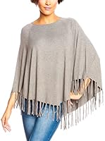 SO Cachemire & Knitwear Poncho Paola (Gris)
