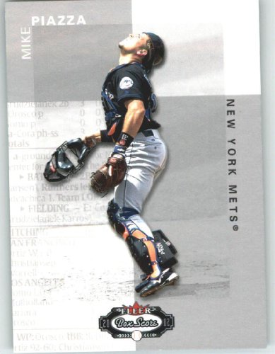2002 Fleer Box Score #5 Mike Piazza - New York Mets (Baseball Cards)