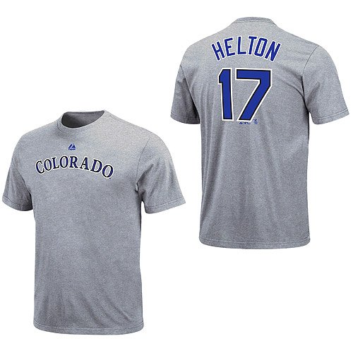 Colorado Rockies Helton Road T-Shirt By Majestic Athletic Xx Large