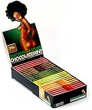 BROWN SUGAR size 1 1/4 MIXED Flavored rolling papers - 1 box = 24 booklets