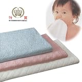 パシーマ ベビー 肌掛け・シーツ ガーゼケット◎脱脂綿とガーゼのキルト　ピンク【90×120cm】日本製