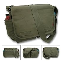 Heavyweight Classic Canvas Messenger and Travel Bag - More Colors!