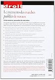Image de Le mémento des marchés publics de travaux: Intervenants, passation & éxécution