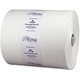 Georgia-Pacific 2530 Ultima High Capacity Premium Paper Towel Roll, 1-Ply, 8.250" Width x 425' Length, White (Pack of 12)