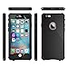 Waterproof Case for iPhone 6s/6 Plus + 5.5 Inch Slim Defender Fully Sealed Underwater Shockproof Snowproof Dirtpoof Protective Luxury Cover for apple iPhone 6 / 6s Plus 5.5 inches [NEW ARIVAL] (BLACK)