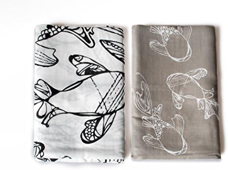 Nest Designs Swaddle Blankets 'Noir Collection' (Fancy Fish)