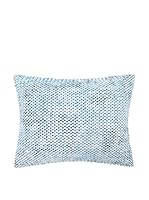 COINCASA Funda De Cojín 30 x 40 cm (Azul/Blanco)