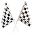 Fun Express Kid's Race Car Party Favor Bundle (72 Tattoos, 12 Sticker Sheets, and 12 Checkered Racing Flags)