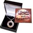 The Lord bless and keep thee - &nbsp;Bible verse necklace ( 2.5cm or 1 inch ) - with Silver Chain and cards