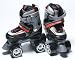 Hudora 24530 - Dubble4's verstellbarer Rollerskates, Größe: 27 - 30