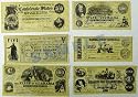 Confederate Currency - Set B