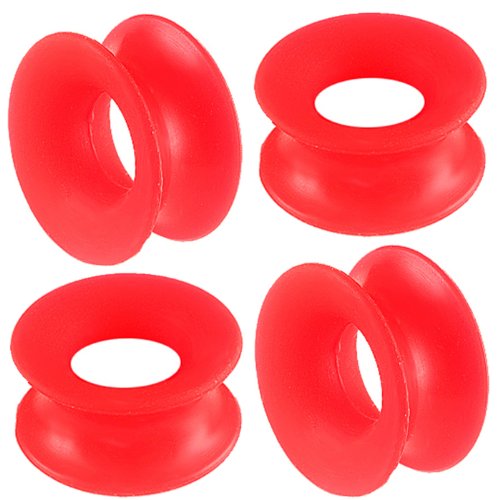 bodyjewellery bulk df silicone si04 red 16mm