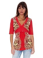 Janis Camiseta Manga Corta Daniela (Coral)