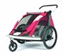 Croozer 525 Double Child Bicycle Trailer (Red/Silver/Grey)