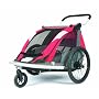 Croozer 525 Double Child Bicycle Trailer (Red/Silver/Grey)