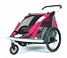 Croozer 525 Double Child Bicycle Trailer (Red/Silver/Grey)