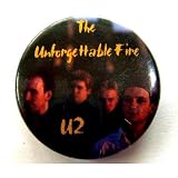 U2~ U2 Button~ Bono~ The Edge~ Rare Authentic Vintage Button!!