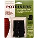 Potrisers PR12 Invisible Pot Feet, Black, 12-Pack