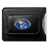 Kansas Jayhawks NCAA Football Card/Money Clip Holder (Leather)