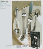 20pc Gibson Arcade 18/0 Stainless Steel Flatware Set