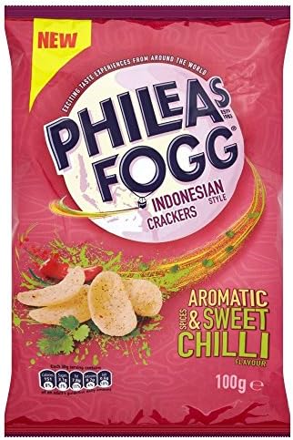 Phileas Fogg Indonesian Crackers Aromatic & Sweet Chilli (100g)