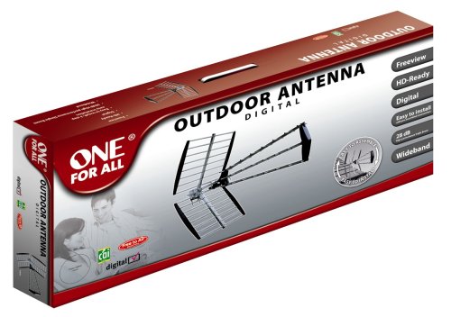 One for All SV 9355 DVB-T Dachantenne mit 28 dB Verstärkung