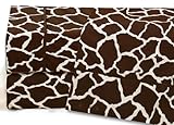 Full Giraffe Print Cotton Sheet Set