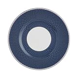 Thomas O'Brien for Reed & Barton Marielle Indigo Charger, Navy/White, 12.25