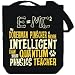 Canvas Tote Bag Black  My Doberman Pinscher is more intelligent than your Quantum Physics Teacher  Dogs